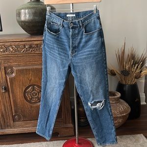 PACSUN Ultra High Rise Slim Distressed Jeans